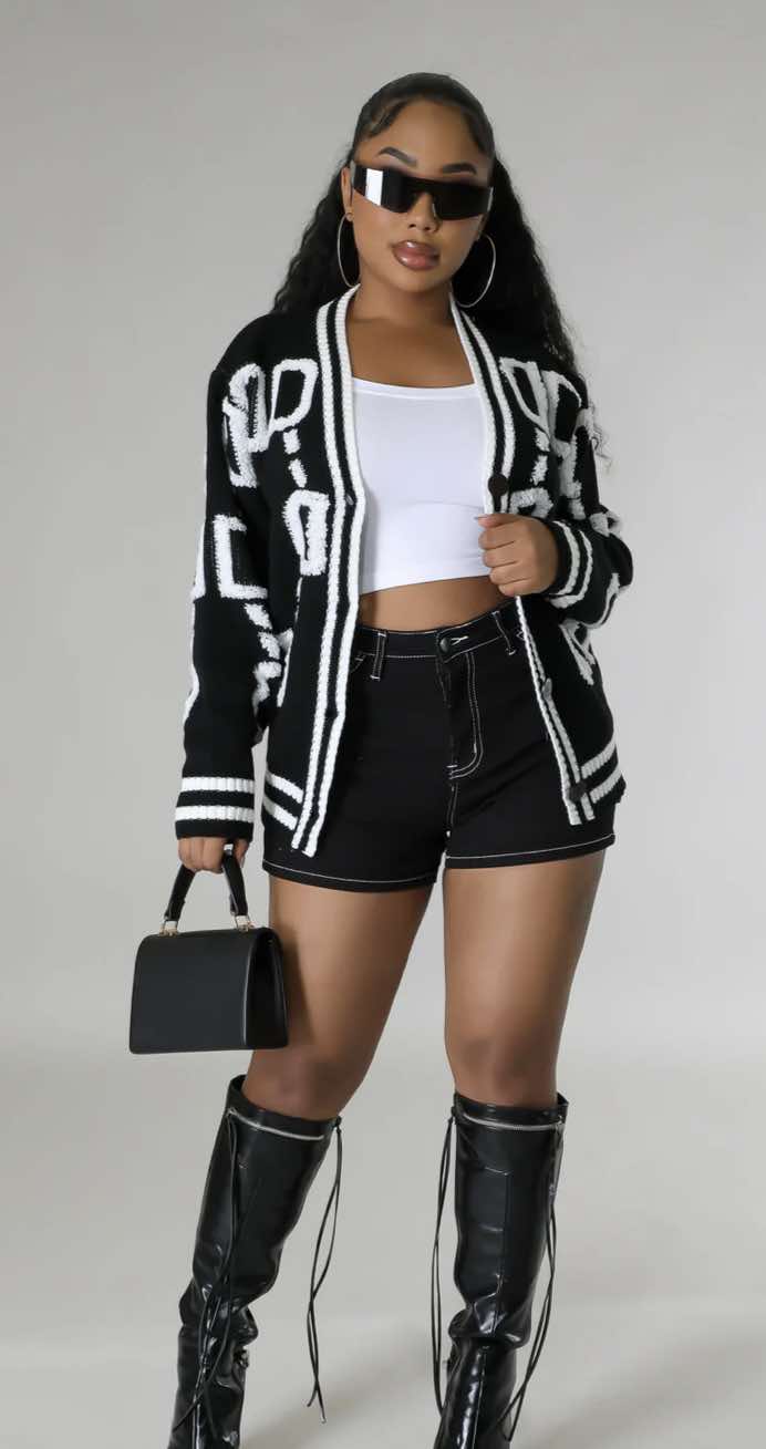 Throw Back Cardigan