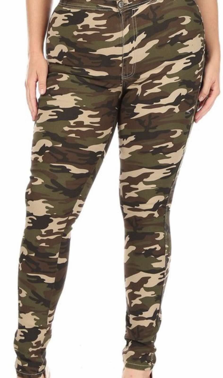 Pencil Jeans - Camouflage