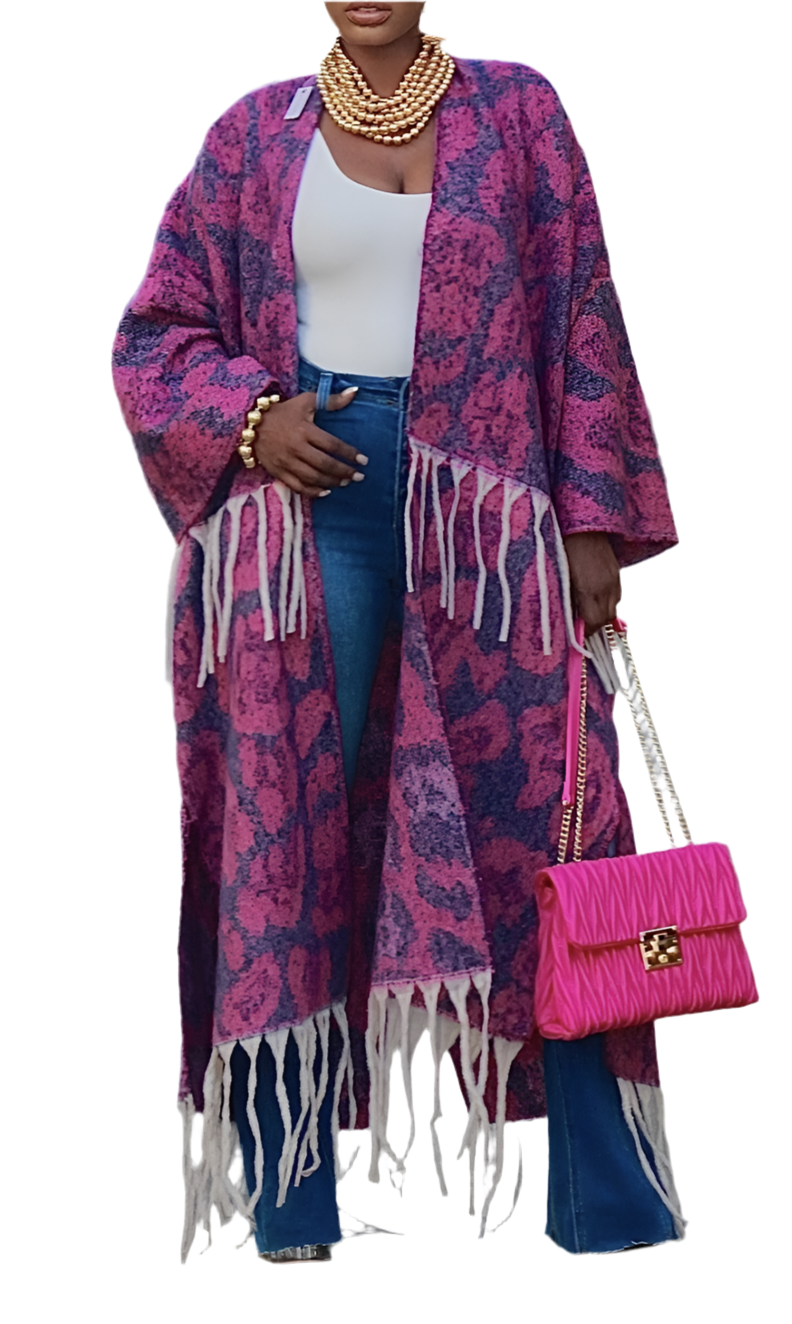 My Flowers Maxi Cardigan