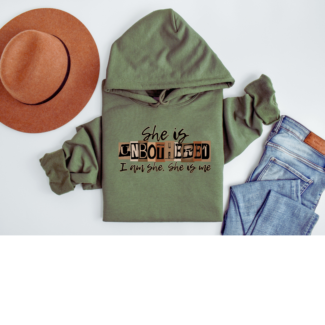 She Is Unbothered Hoodie