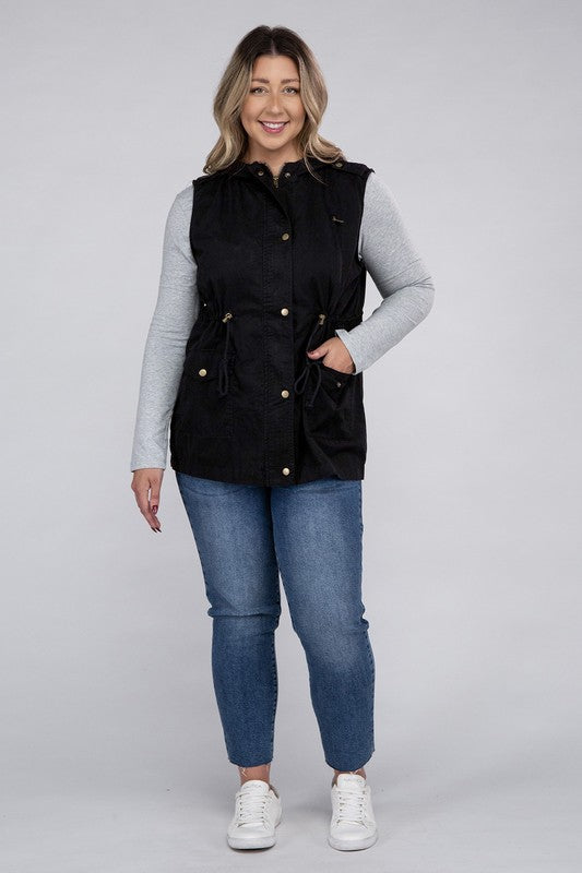 No Limit Millitary Vest - Plus Size