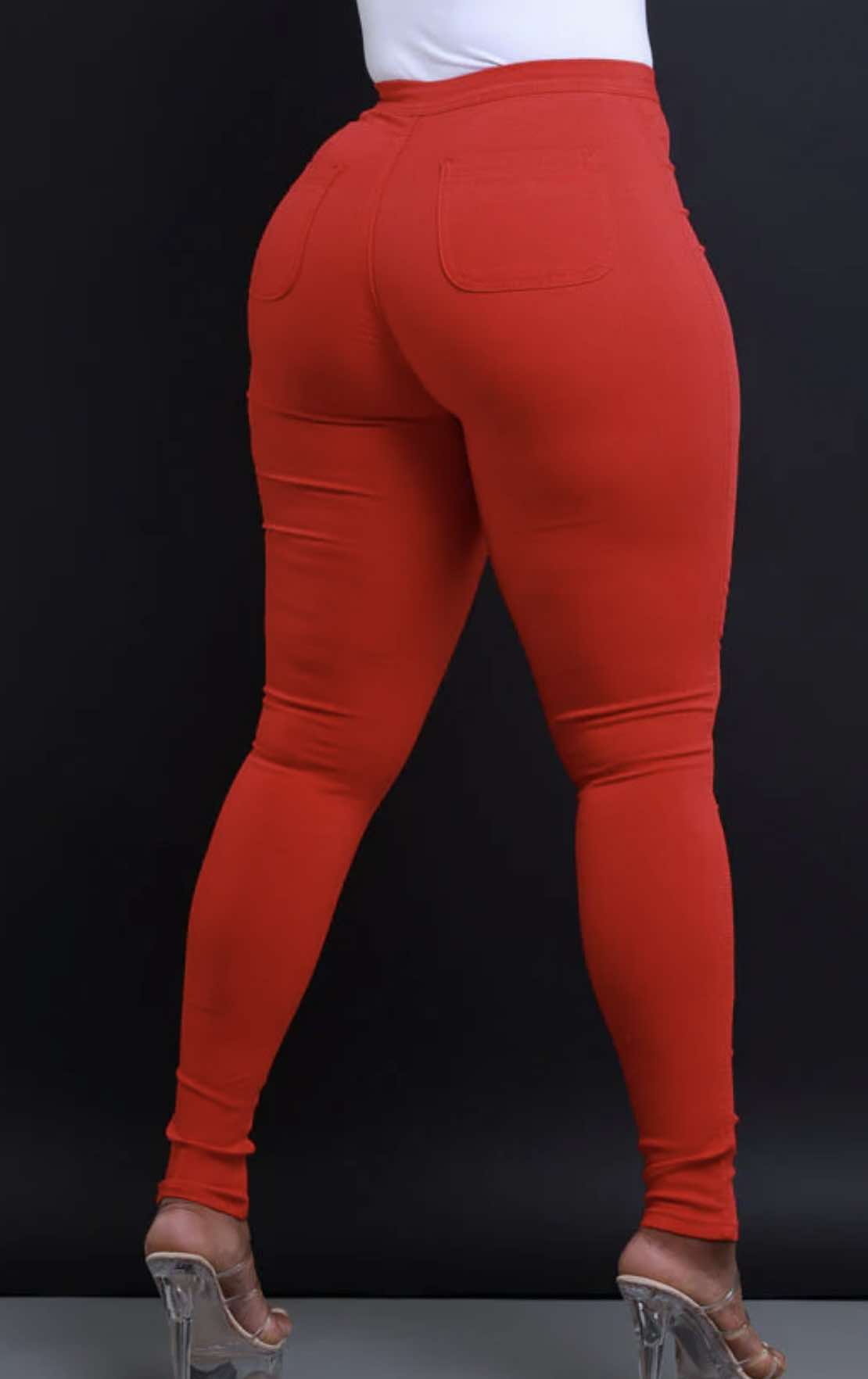Pencil Jeans - Red