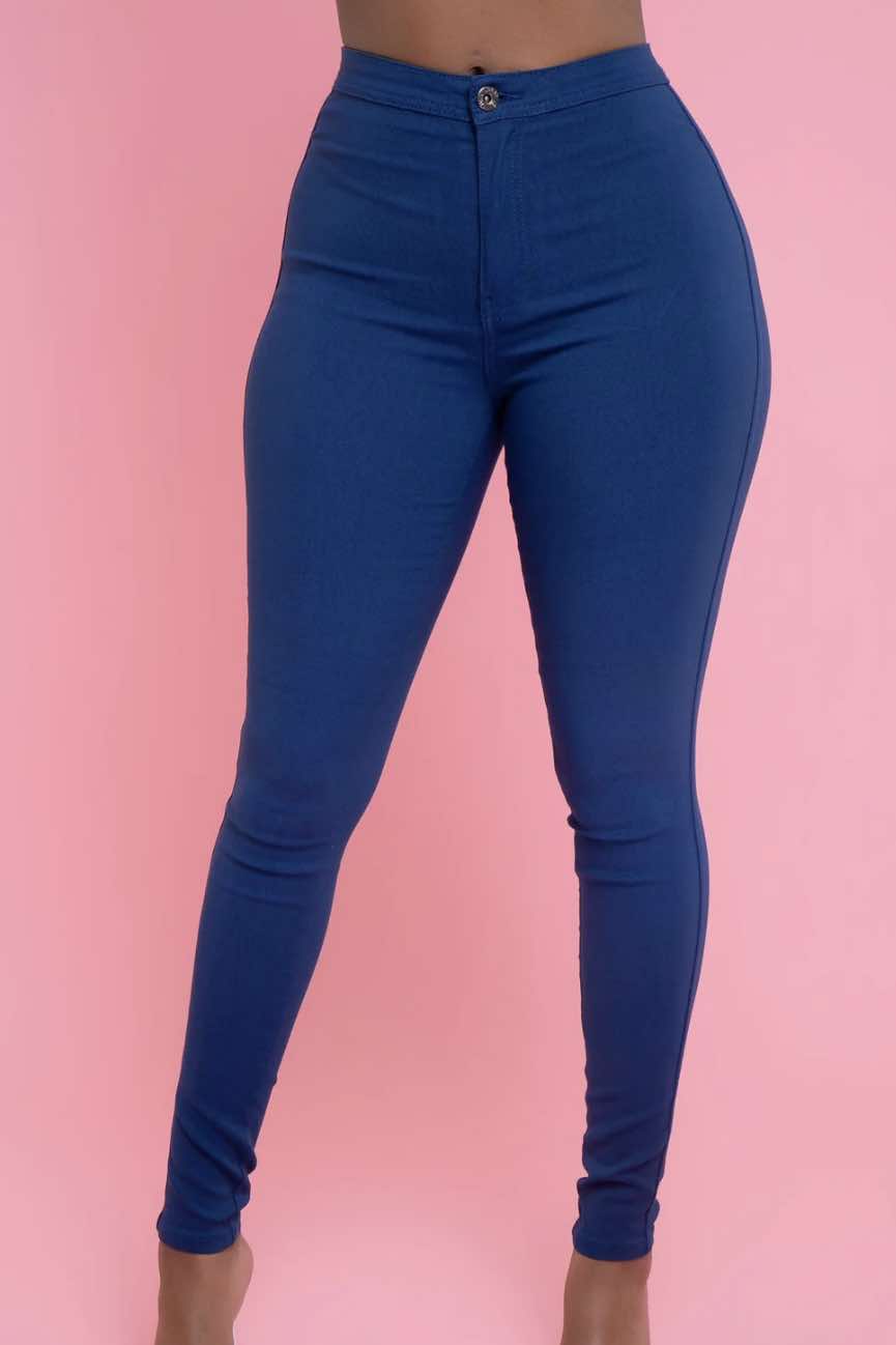 Pencil Jeans - Light Navy