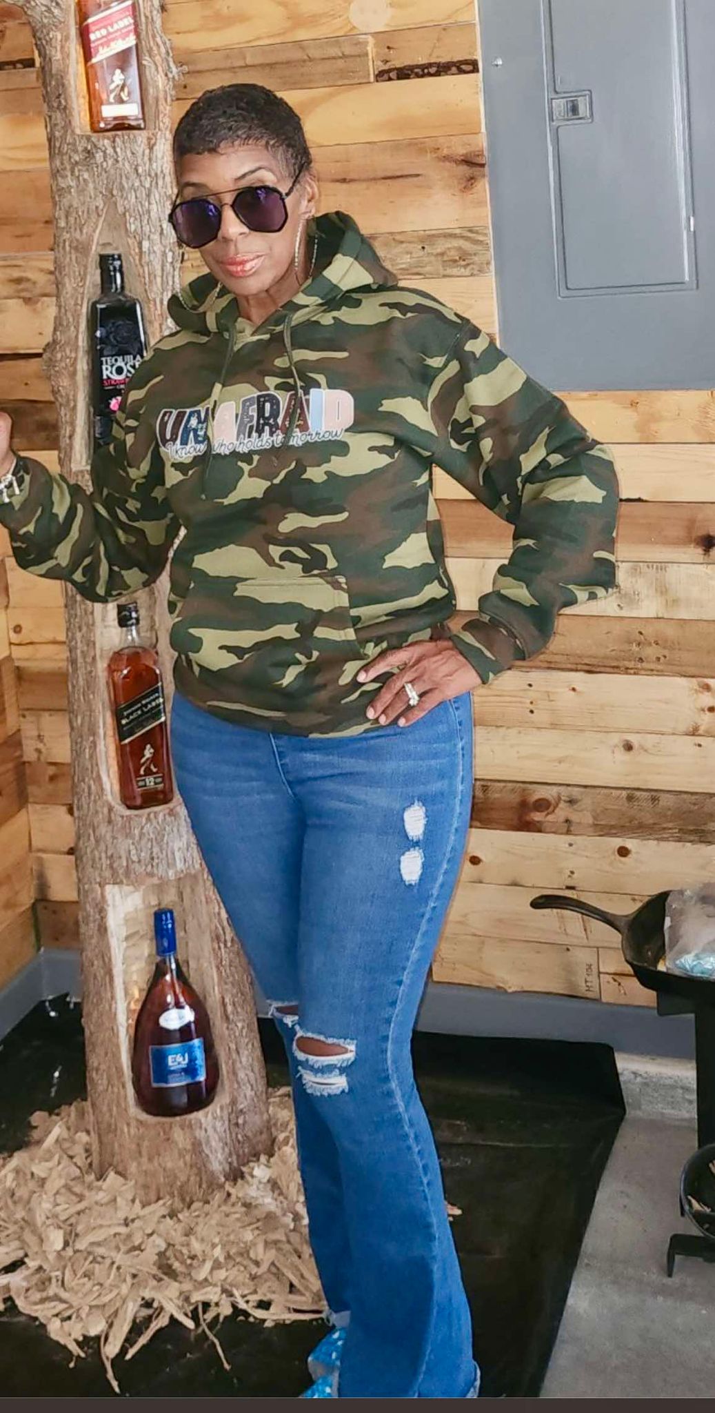 UNAFRAID Camo Hoodie