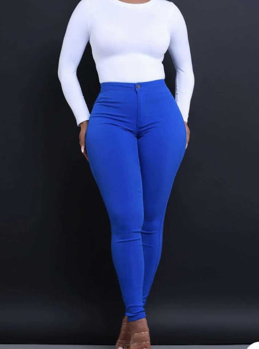 Pencil Jeans - Blueberry