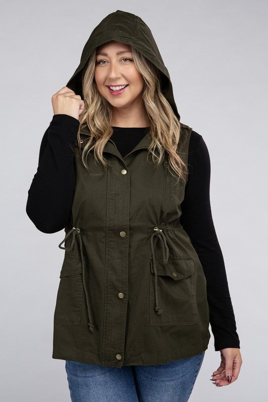 No Limit Millitary Vest - Plus Size