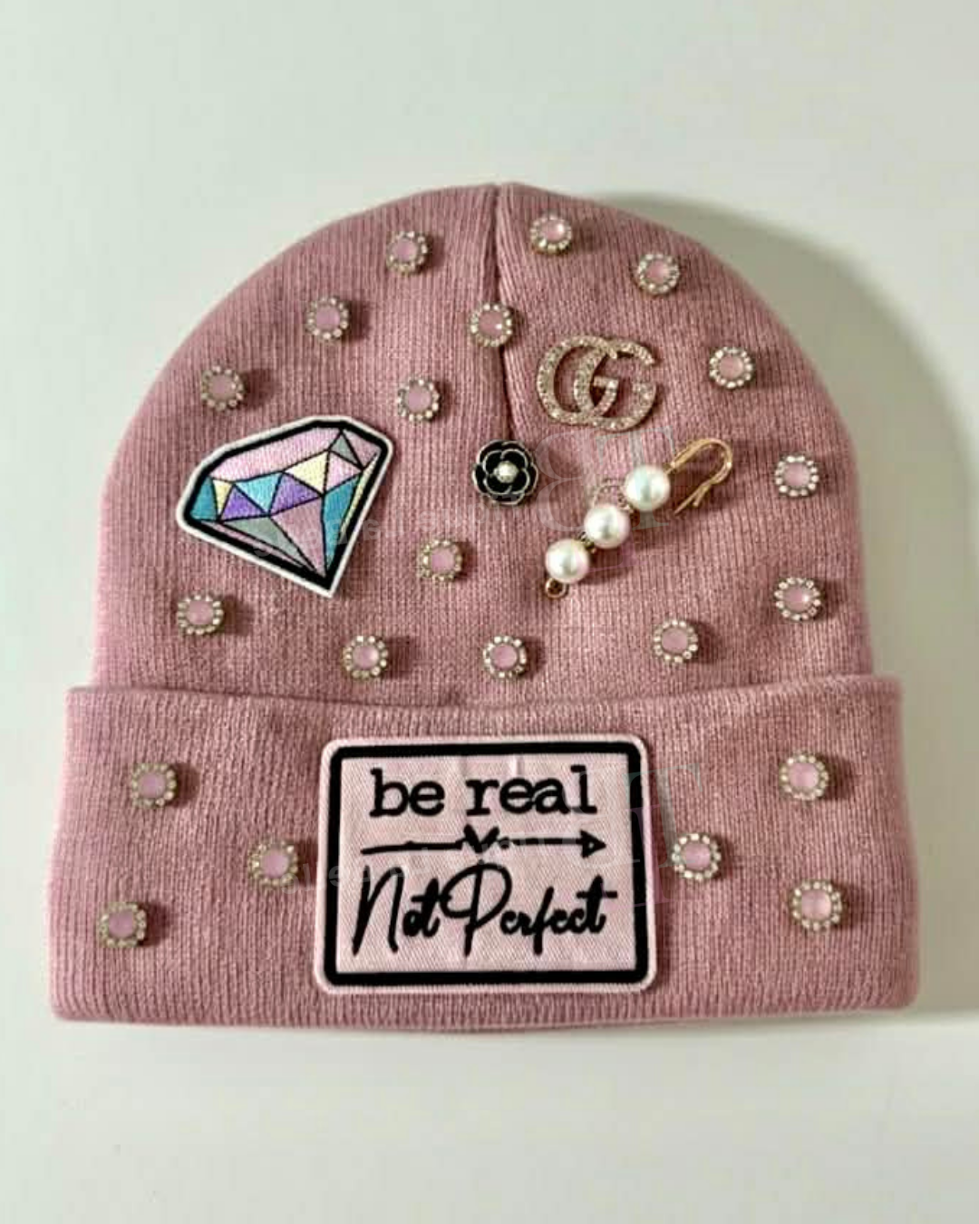 Satin-Lined Bling Beanies
