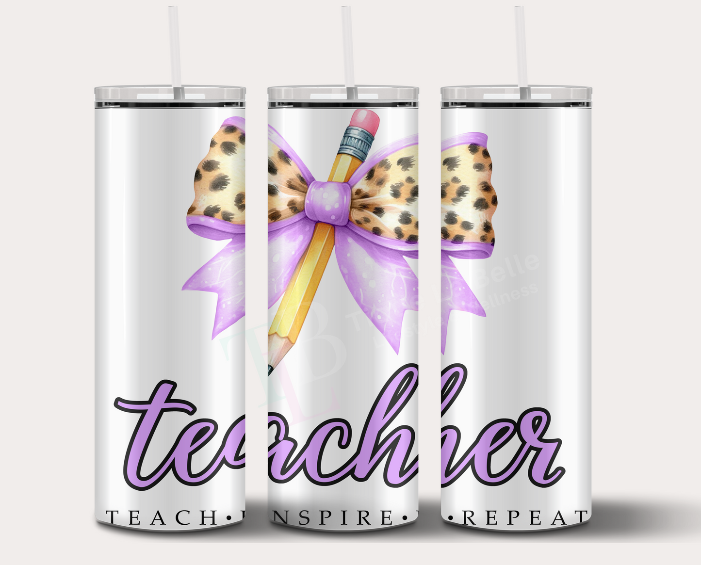Inspired Teacher Tote and Tumbler