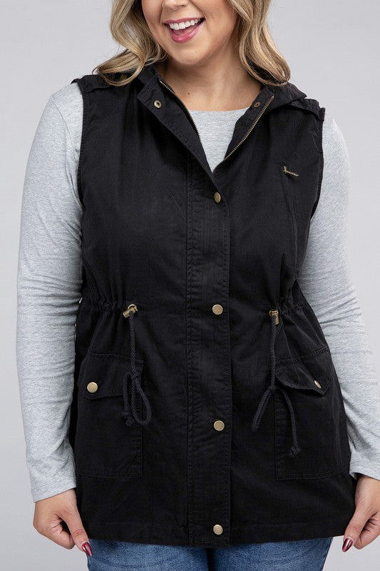 No Limit Millitary Vest - Plus Size